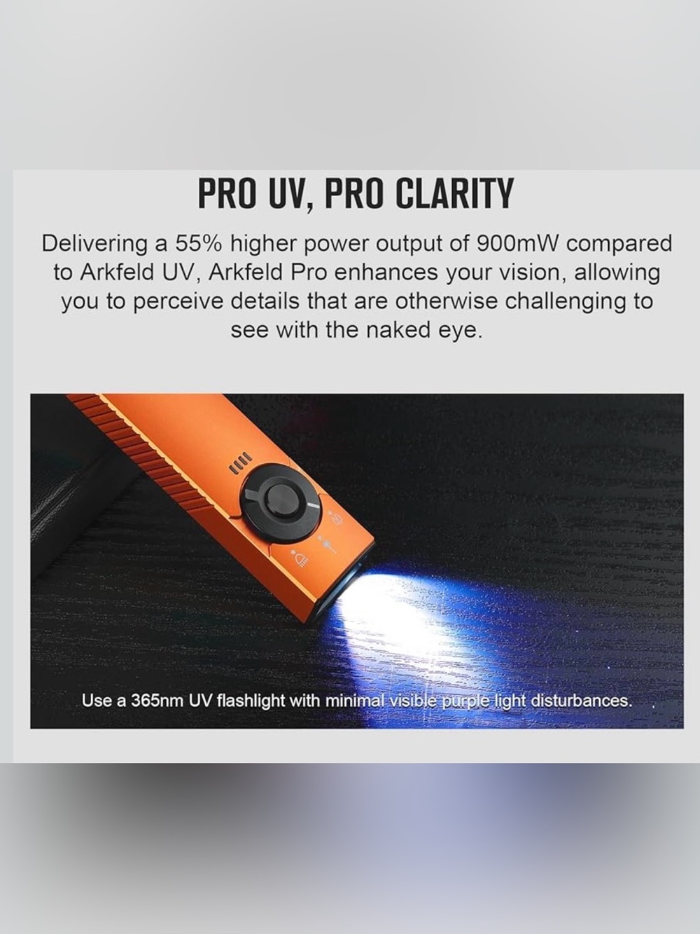 🔦 Olight Arkfeld Pro Orange LED Triple Light Source Portable Flashlight